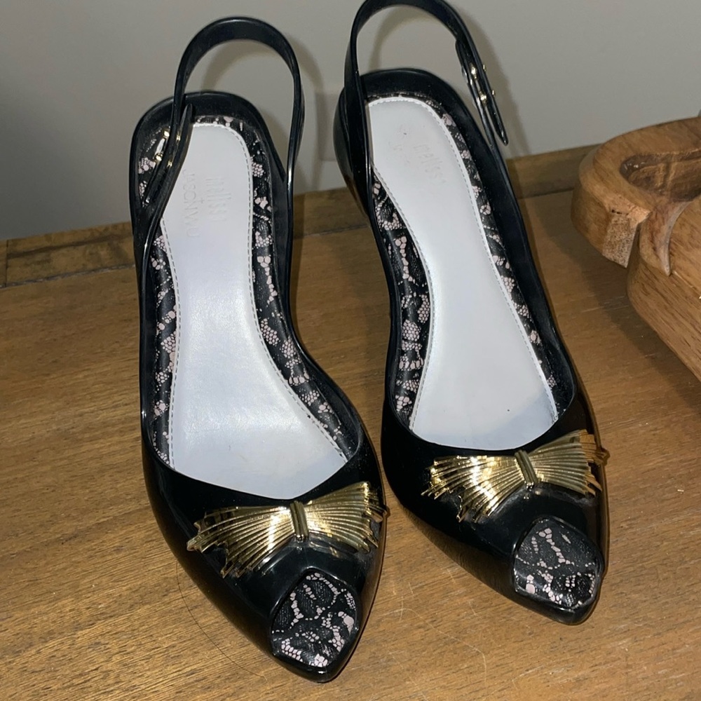 Melissa x Jason Wu Lady Dragon Heel Black size 8